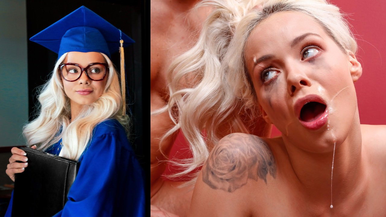 Los mejores videos de Dominicana Singando donde  Universitaria rubia follada duro y duro después de su discurso de despedida