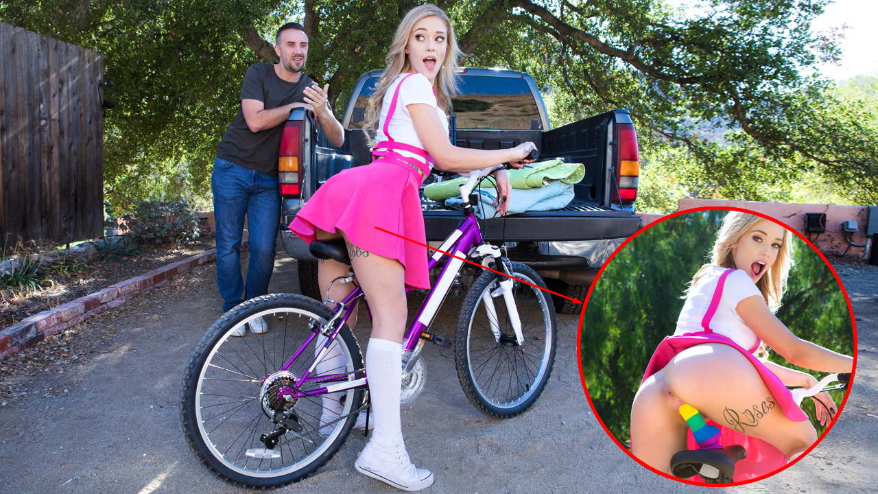 Los mejores videos de Dominicana Singando donde  ¡A la chica sexy le encanta andar en bicicleta modificada con un consolador sujeto al asiento de su bicicleta!