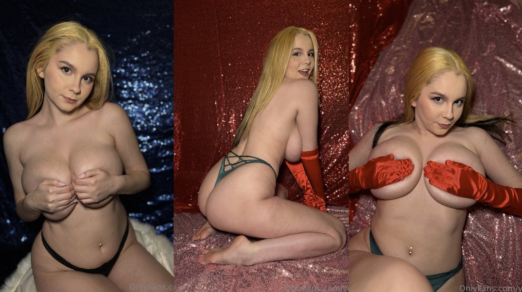 Watch Yellz0 Christmas Lingerie Topless Handbra Photos on Gotanynudes.com
