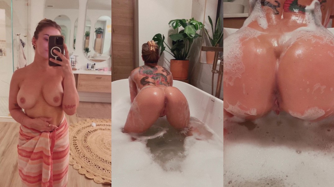 Paige Vanzant Baño desnudo Pussy Ashale