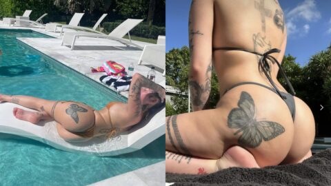 Watch Bhad Bhabie Sexy Ass Bikini Pool Onlyfans Photos on Gotanynudes.com