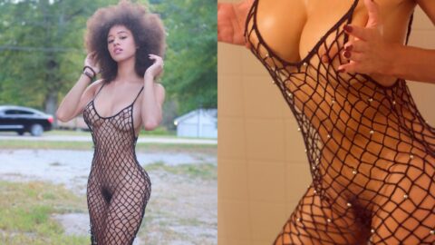 Watch Stormi Maya Nude Outdoors Fishnet Onlyfans Set Leaked on Gotanynudes.com