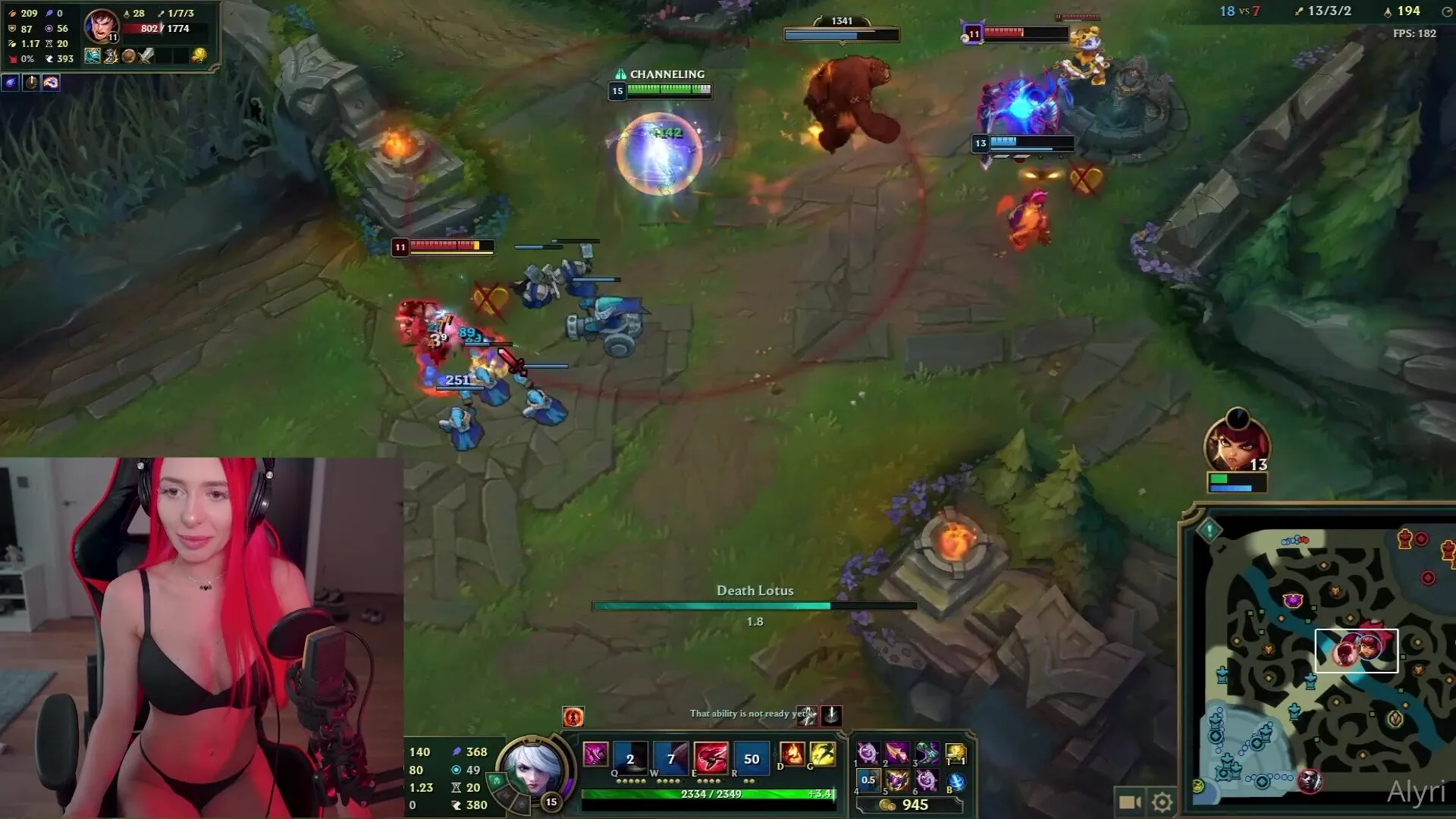 Watch Alyri League Of Legends Strip Game With Subs Onlyfans Video on Gotanynudes.com