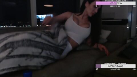 Watch Babynez Double Slip While In Bed Twitch Streamer on Gotanynudes.com