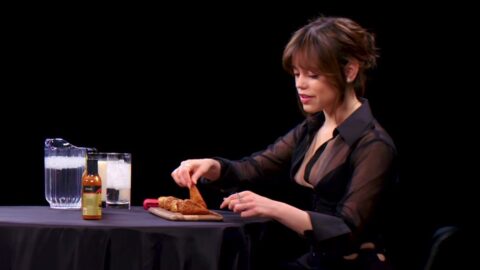 Watch Jenna Ortega Nipple Slip Hot Ones Interview Youtube Video on Gotanynudes.com