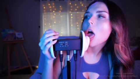 Watch HeatheredEffect ASMR Ear Licking Video on Gotanynudes.com