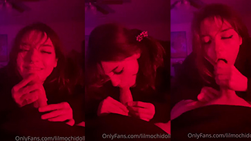 Watch Lilmochidoll Blowjob Swallowing Cum Twitch Video on Gotanynudes.com