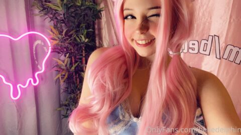 Watch Pink Hair Bunny Belle Delphine Fucked From Behind Video on Gotanynudes.com