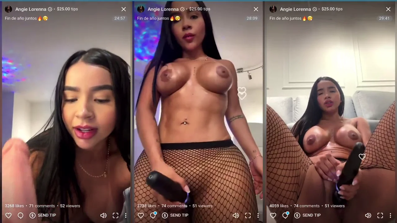 Angie Lorena masturbandose en live